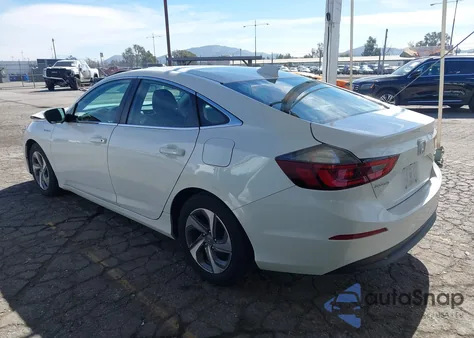 2019 Honda Insight Lx z USA, uszkodzony, nr VIN 19XZE4F11KE029713